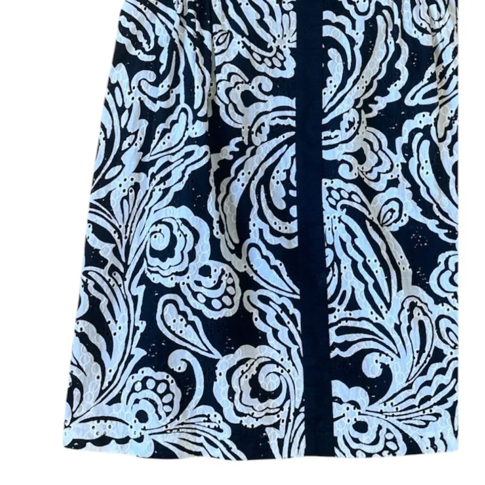 Tabitha paisley eyelet lace sheath dress - Picture 5 of 9